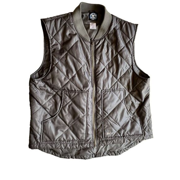 Polar King  Fleece Vest men black Sleeveless Jacket Pockets Warm Winter plus 2XL - Picture 1 of 6